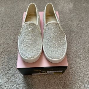 Keds x Kate Spade Double Decker Glitter Slip On Sneaker